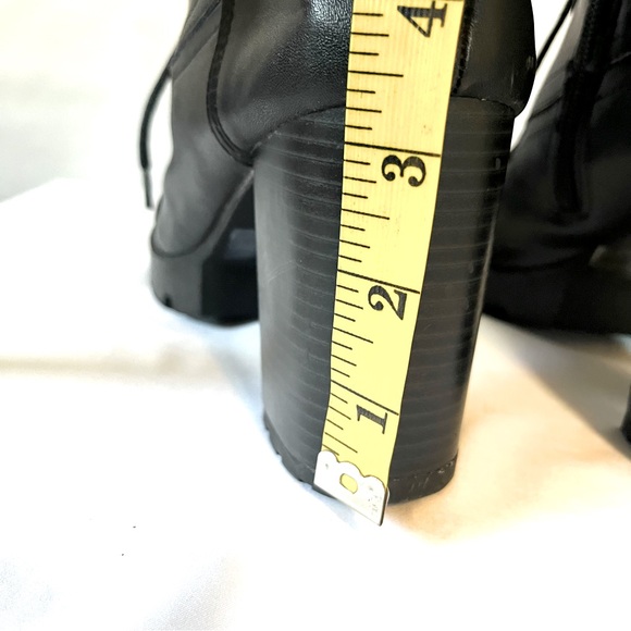 HOST PICK Charlotte Russe Chunky Heel Boots in Black - Picture 11 of 11